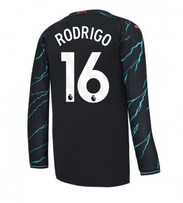 Manchester City Rodri Hernandez #16 Tredje Tröja 2023-24 Långärmad